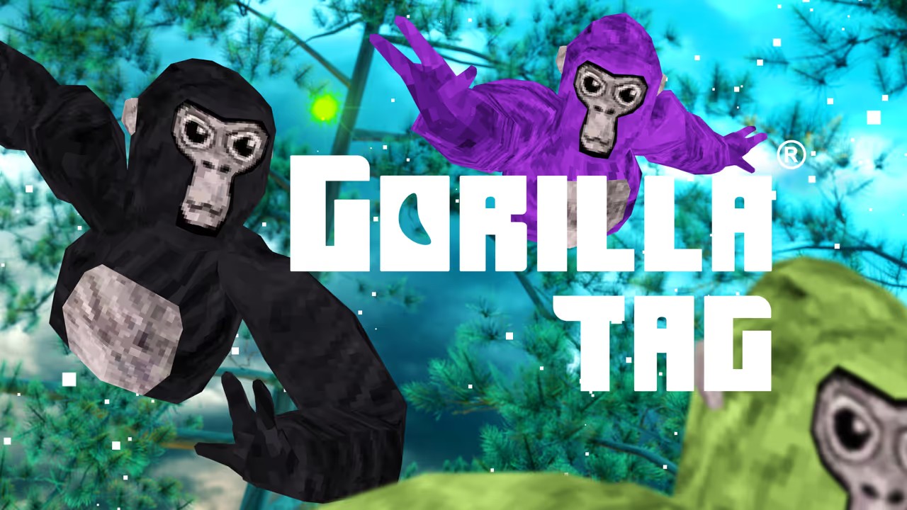 Official Gorilla Tag press kit image: movement skill comes from clean angles and routes.