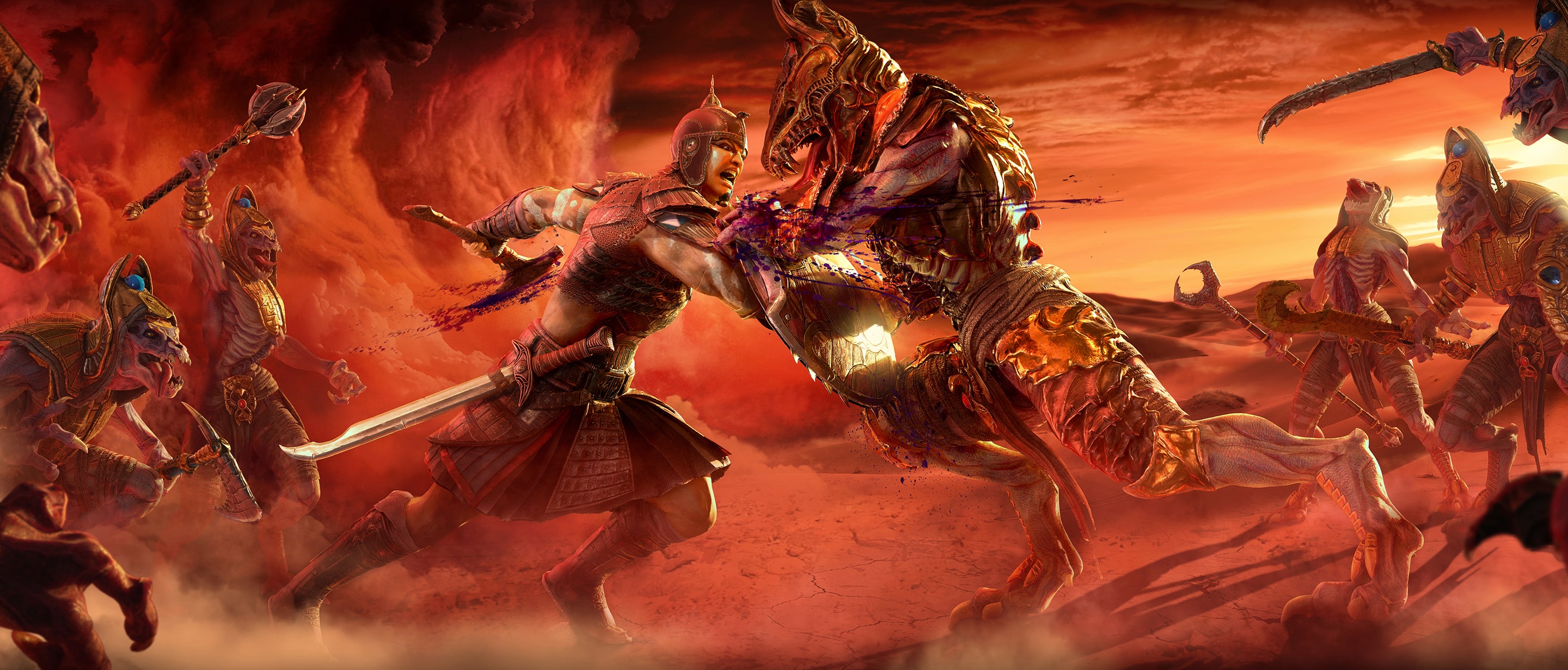 Asgard's Wrath 2 official hero art from Sanzaru Games