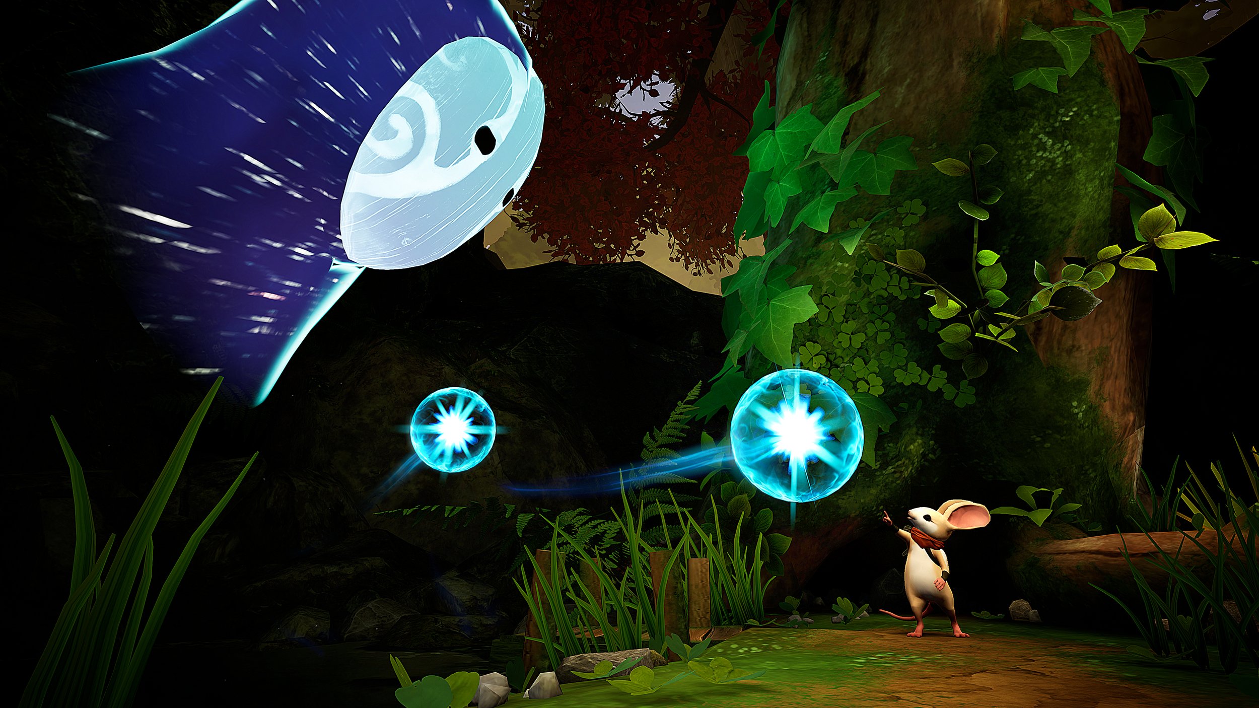 Moss official gameplay image from Polyarc