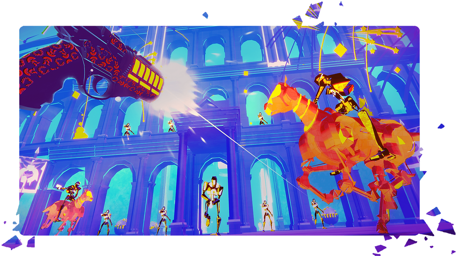 Pistol Whip official gameplay screenshot from Cloudhead Games