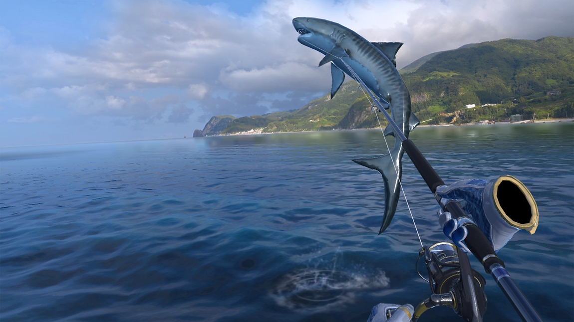 Real VR Fishing official gameplay image from Devs United Games