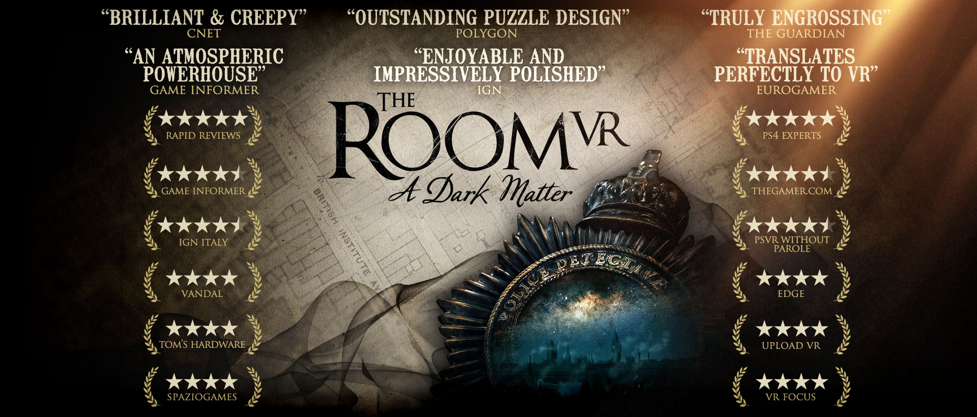The Room VR official accolades image from Fireproof Games