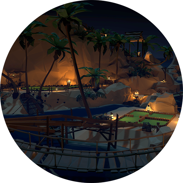 Walkabout Mini Golf course artwork from Mighty Coconut