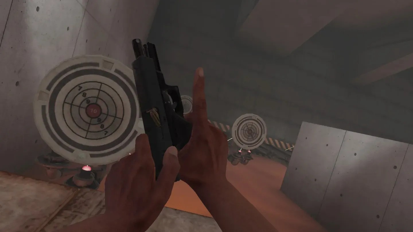 BONELAB Meta Quest sandbox target range with physical hands