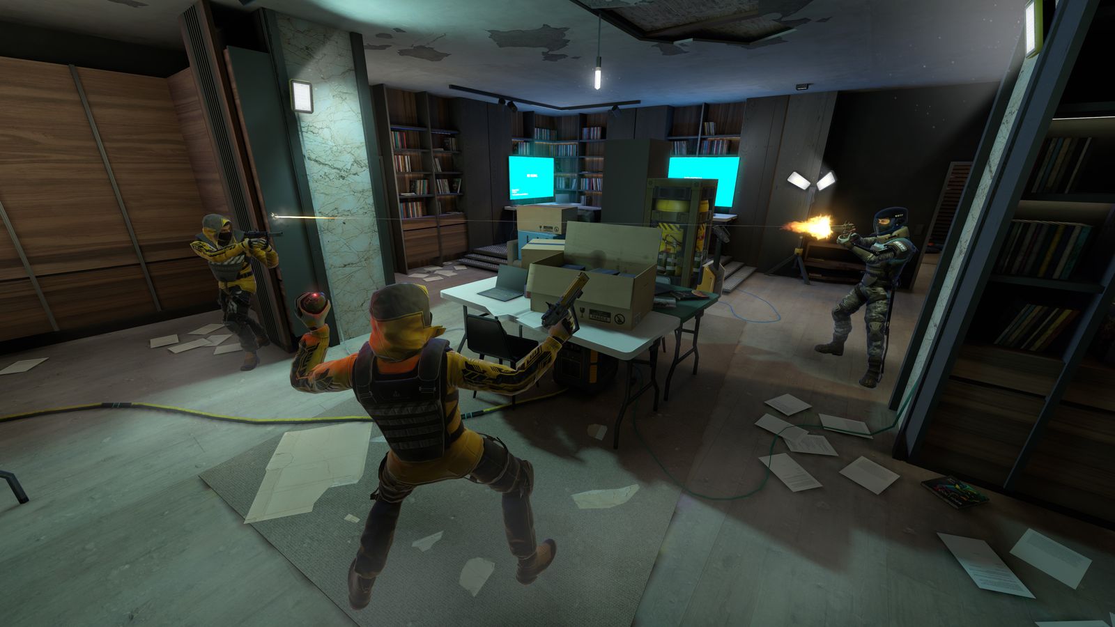 Breachers VR bomb room tactical objective scene