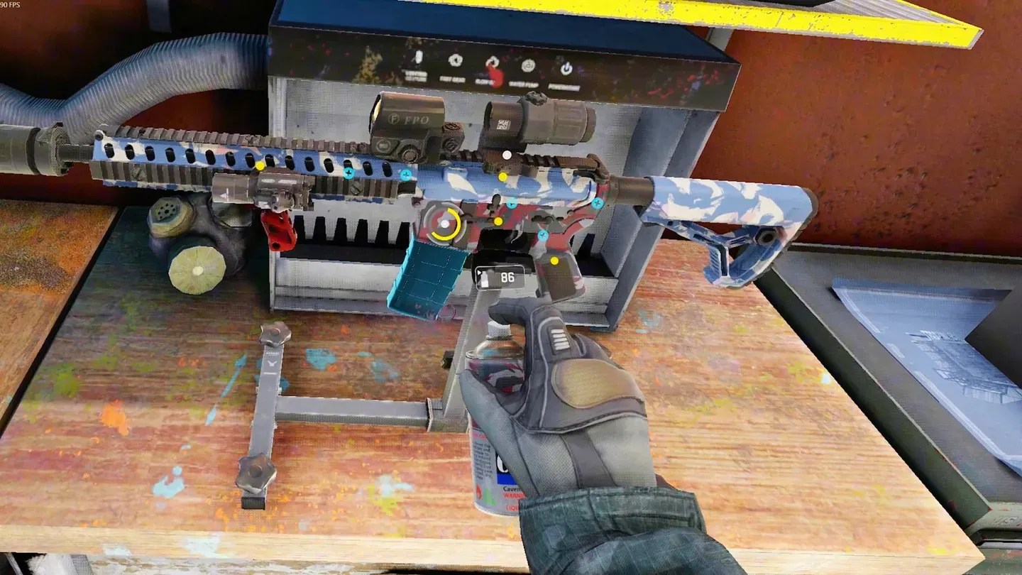 Contractors Showdown ExfilZone gunsmith loadout customization scene