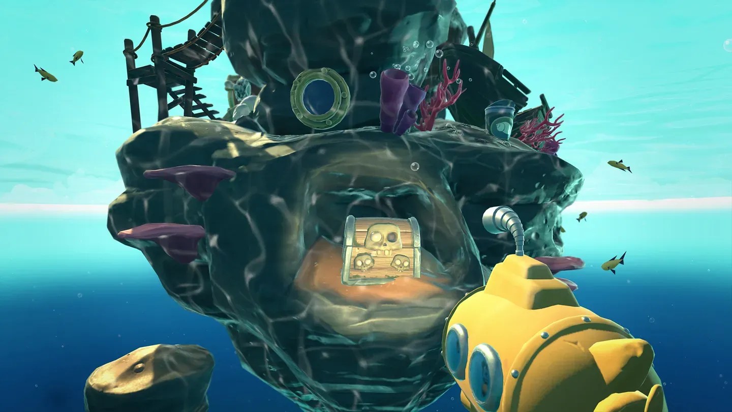 The Curious Tale of the Stolen Pets Meta Quest underwater pirate ship diorama