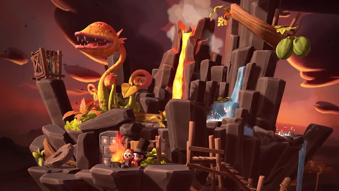 The Curious Tale of the Stolen Pets Meta Quest warm puzzle diorama with small houses and props
