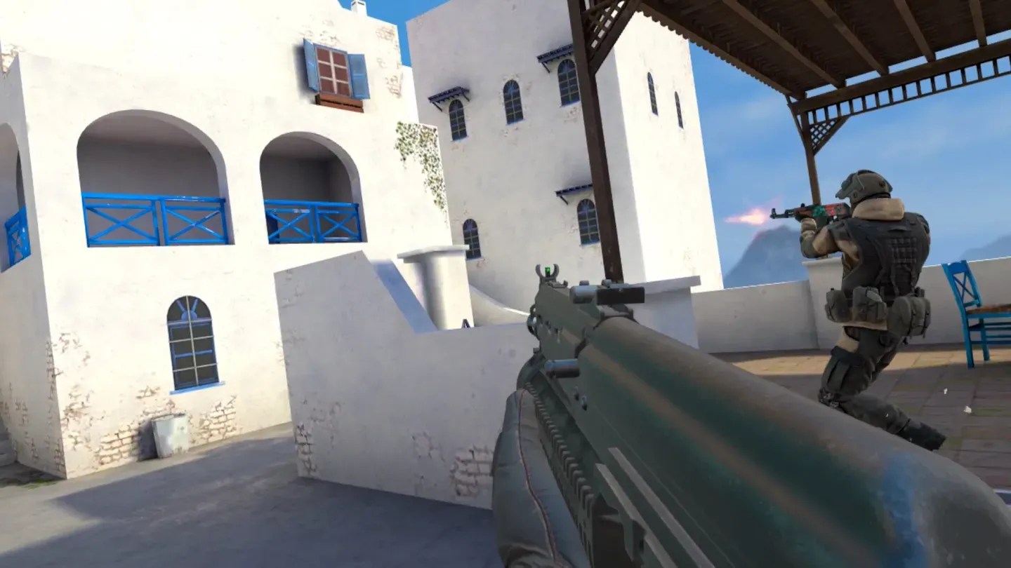 Pavlov Shack Meta Quest first-person tactical shooter scene