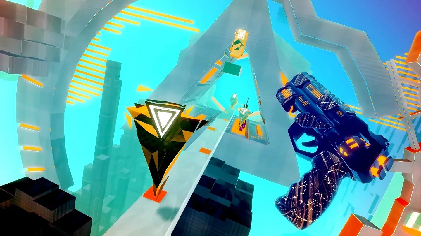 Pistol Whip Meta Quest gameplay screenshot 1
