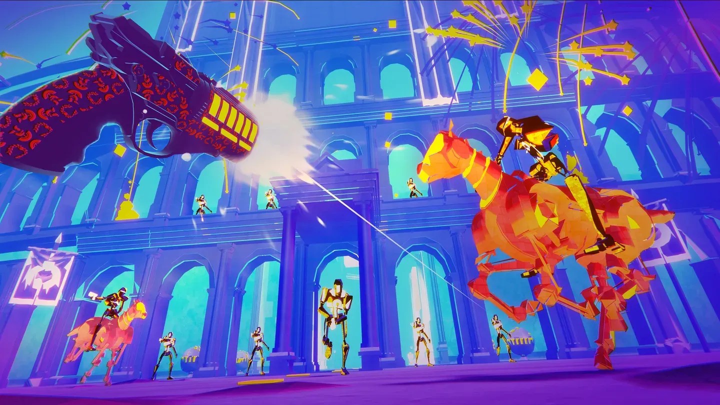 Pistol Whip Meta Quest gameplay screenshot 4