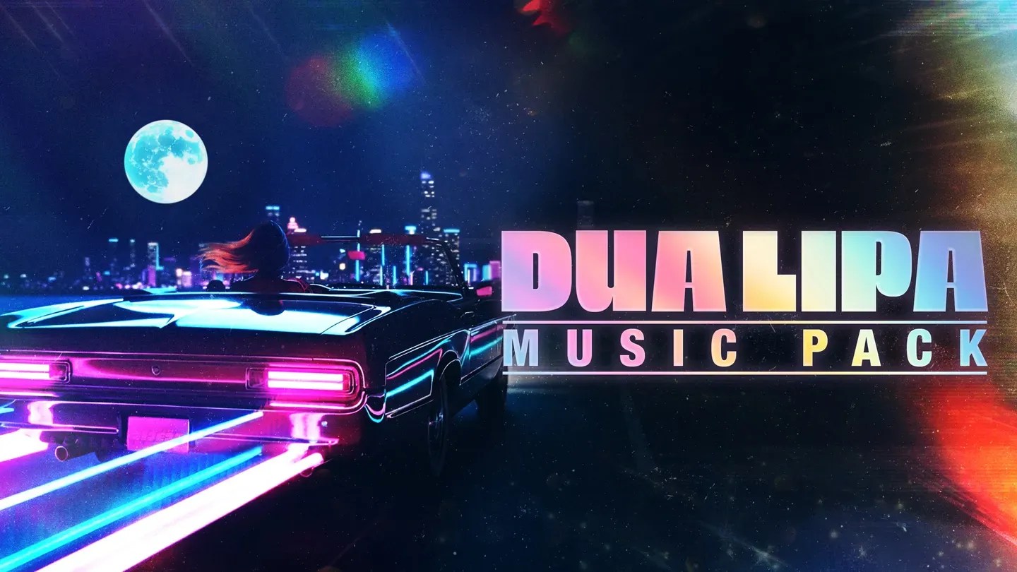 Synth Riders Meta Quest Dua Lipa music pack neon stage image