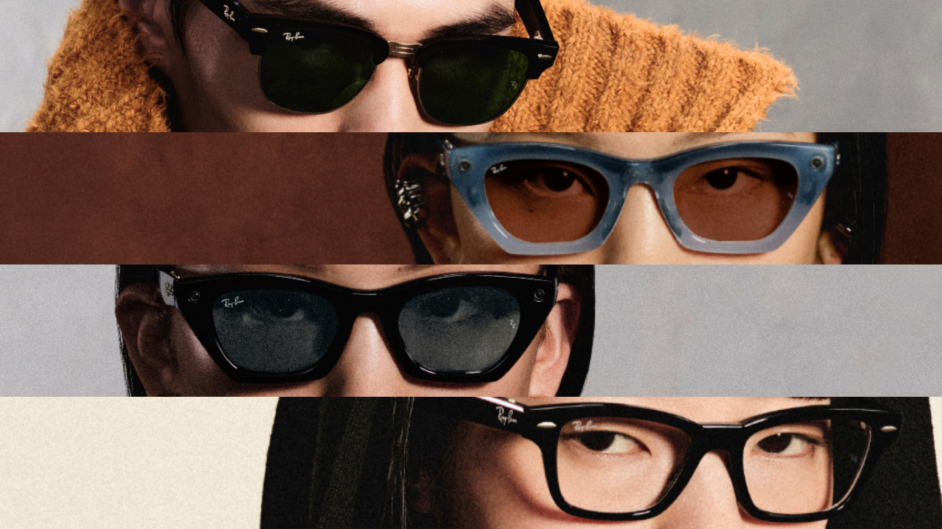 Official Meta collage showing several Ray-Ban glasses styles announced in September 2026