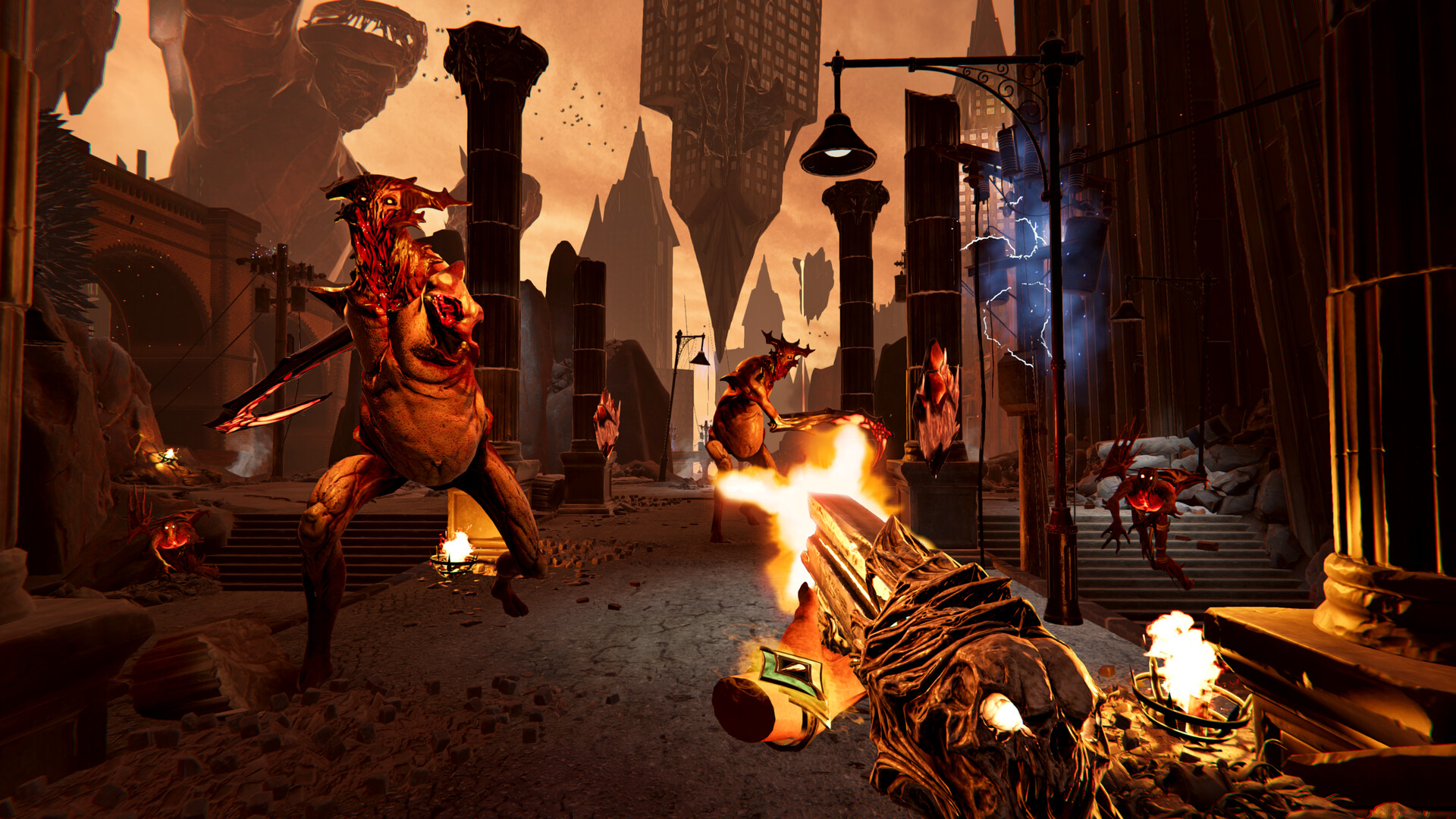Metal: Hellsinger VR first-person combat against demons