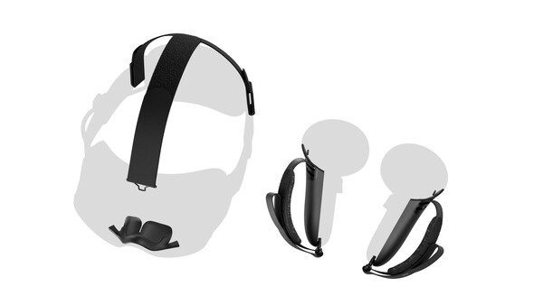 Steam Frame ergonomic accessories kit, sold separately